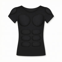 Cosplay Shirt with Muscle Chest Fitted Clothing Trim Fit for Stage Performances