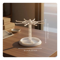 Rotating Jewelry Stand 360° Rotation Rotating Earring Tree Space Saving