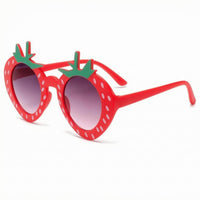 Strawberry-Shaped Glasses Tinted Lenses Fashion Accessory Novelty