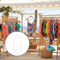 Swimsuit Display Hanger Lightweight Bikini Display Form Figure Form Hanger Rust-Resistant Single-Piece Design for Boutique