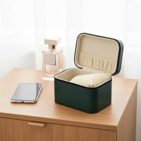 Jewelry Gift Box Soft Interior Lining Zippered Bracelet Box Wristwatch Display Holder Abrasion Protection for Travelers
