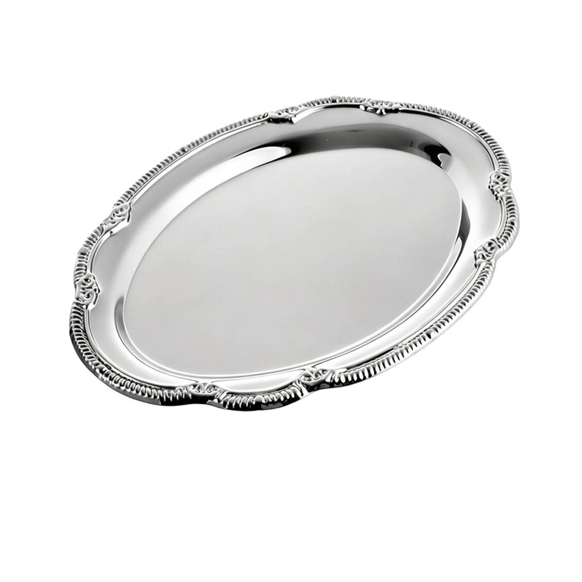 Oval Serving Platter Decorative Oval Serving Tray Classy for Afternoon Tea