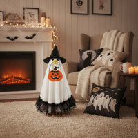 Porch Goose Costume with Pumpkin Bag Halloween Witch Costume with Pumpkin Bag