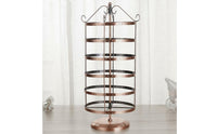 6 Tier Rotating Earring Stand Large Capacity Rotating Jewelry Display