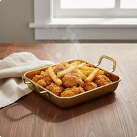 Square Serving Platter Long-Lasting Square Serving Tray Rust-Resistant