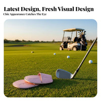 Sport Iron Cover Thickened Sport Iron Headcover Set Embroidered Club Cover Long-Lasting Water Resistant for Storage