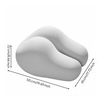 Curved Memory Foam Pillow Soft and Supportive Support Cushion for Bedroom
