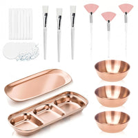 23 Pieces Facial Mask Care Kit Stainless Steel Facial Mask Mixing Bowl Set