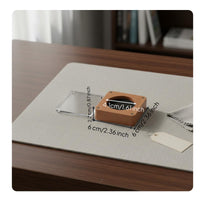 Wood Coin Box Clear Acrylic Cover Storage Easy to Accessible for Gift Giving