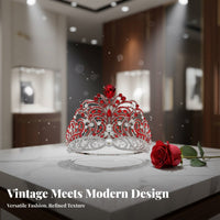 Pageant Crown Premium Quality Alloy Crystal Queen Crown Bridal Tiara Luxury Design Crystal Wedding Tiara Large Teardrop Stone