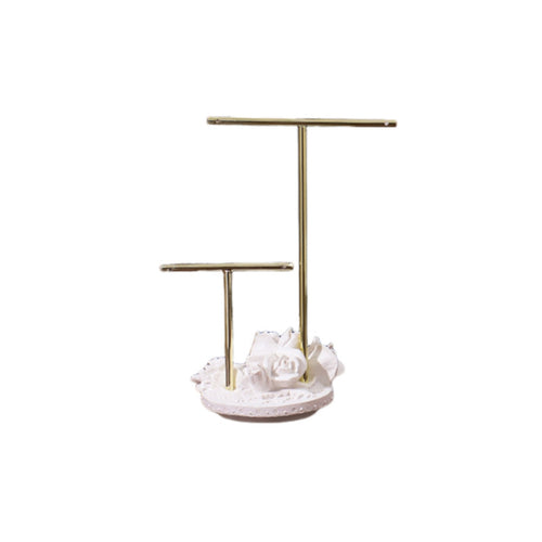 Earring Display Stand floralThemed Jewelry Display Organizer Polished