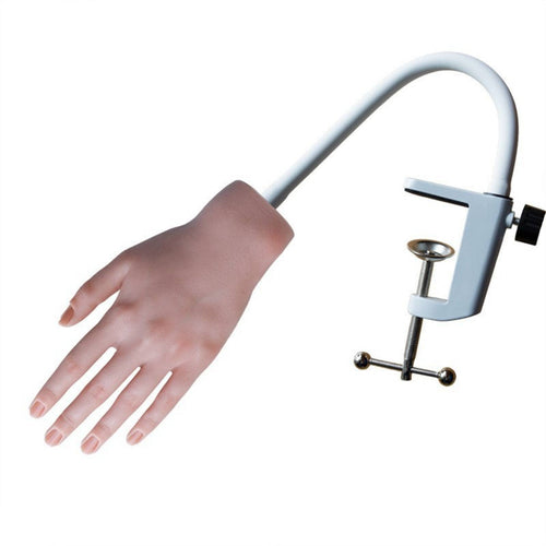Nail Practice Hand with Stand Flexible Nail Practice Hand Soft Product for Home