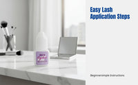 Eyelash Glue, Gentle Low-Irritation Waterproof Fast-Drying Styling Tool Set
