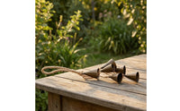 Bell Ornament with Rope Loop Soothing Hanging Wind Chime Lightweight for Patio