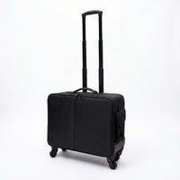 Rolling Makeup Case with Illuminated Mirror Multi-Compartment Rolling Makeup Case Lightweight Beauty Organizer for Beauticians