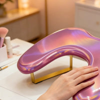 U-Shaped Nail Hand Rest Easy to Clean Nail Tech Hand Cushion Reinforced Base