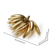 Banana Ornament Gold Banana Sculpture Metal for Office