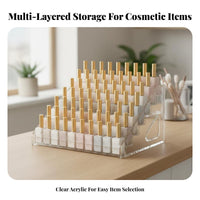 Multi-Tier Nail Polish Rack Space Saving Multi-Tier Nail Polish Organizer