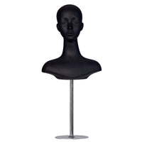 Mannequin Head with Shoulders Realistic Manikin Head with Shoulders Sturdy