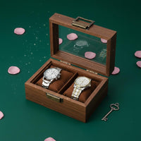 Wooden Watch Box Soft Pillow Accessory Storage Gift Idea for Collection