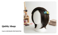 Ahoge Hair Fastener Cute Design Anime Hair Strand Fastener Costume Accessory Quirky Hairpiece for Teenagers, Cosplay Events