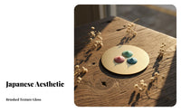 Square Polish Mixing Plate Japanese Design Nail Polish Mixing Plate Reusable Easy to Clean for Cosmetics Studio, Home