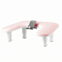 Manicure Hand Rest Phone Holder Padded Top U-Shaped Manicure Arm Rest PU-Covered