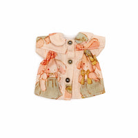 Clothing Flared Cartoon-Style Button-Front Doll Dress