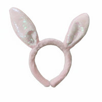 Soft Hare Ears Headband Japanese Design Soft Hare Ear Headband Furry Hare Ear Hairband Cute Design for Parties