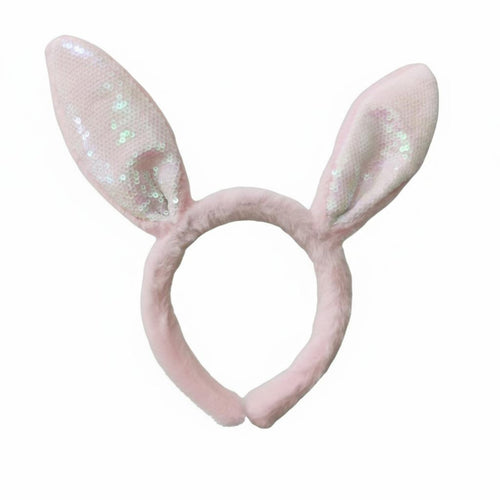 Soft Hare Ears Headband Japanese Design Soft Hare Ear Headband Furry Hare Ear Hairband Cute Design for Parties
