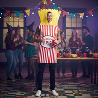 French Fries Costume Halloween Fries Costume Party for Performance