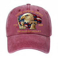 USA 250th Anniversary Hat Commemorative Edition USA 250th Anniversary Cap