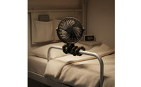 USB Rechargeable Flexible Fan Portable Stroller Fan Lightweight for Office Workers, Students, Dorm, Travel, Car Seat
