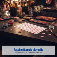 Floral Face Sticker, Rose Floral Makeup, Stage, Creative Nail Art