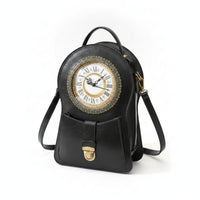 Vintage Clock Bag Adjustable Strap Fashion Accessory Special Shape