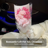 Soap Flower Bouquet Beautifully Wrapped Romantic Artificial Flowers for Mother, Women, Birthday, Anniversary, Home Decor