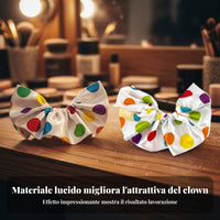 Clown Sleeve Cuffs Shiny Costume Accessory Elastic