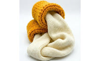 Chunky Knit Scarf Cozy Scarf with Pockets Soft for Commuting
