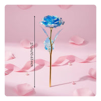Gold Foil Blossom Handmade Everlasting Blossom in Gift Box for Anniversary
