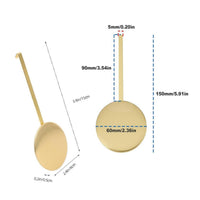 Timepiece Pendulum Bob Electroplated Finish Round Pendulum Bob for DIY