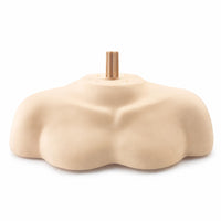 Shoulder Support Base Flesh-Toned Hairdressing Head Form Base Smooth