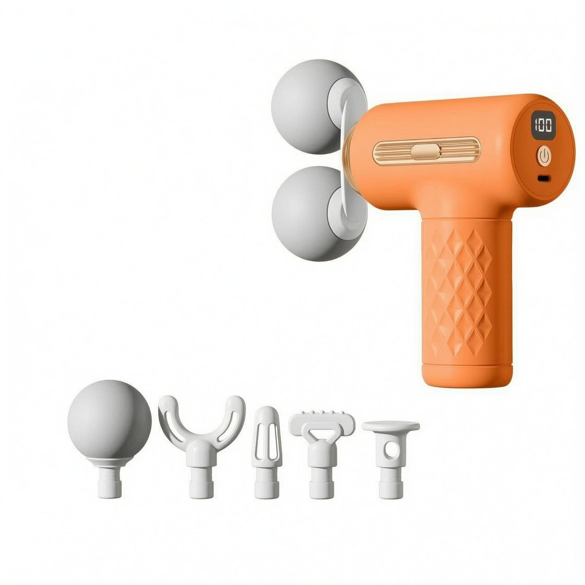 Dual-Head-Head Massage Type-C Charging Deep Tissue Massage