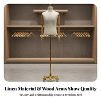 Half Body Suit Display High-End Design Half Body Mannequin Stand for Showroom