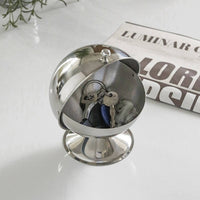 Spherical Storage Jar Mirror Shine Table Decor Airtight for Desktop, Countertop