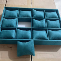 Velvet Jewelry Display Tray Multi Compartment Storage Safeguarding
