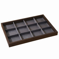 Jewelry Display Tray Rectangular Jewelry Tray Velvet-Lined
