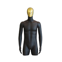 Male Mannequin with Arms Half-Body Mannequin Realistic Display Form for Photographers