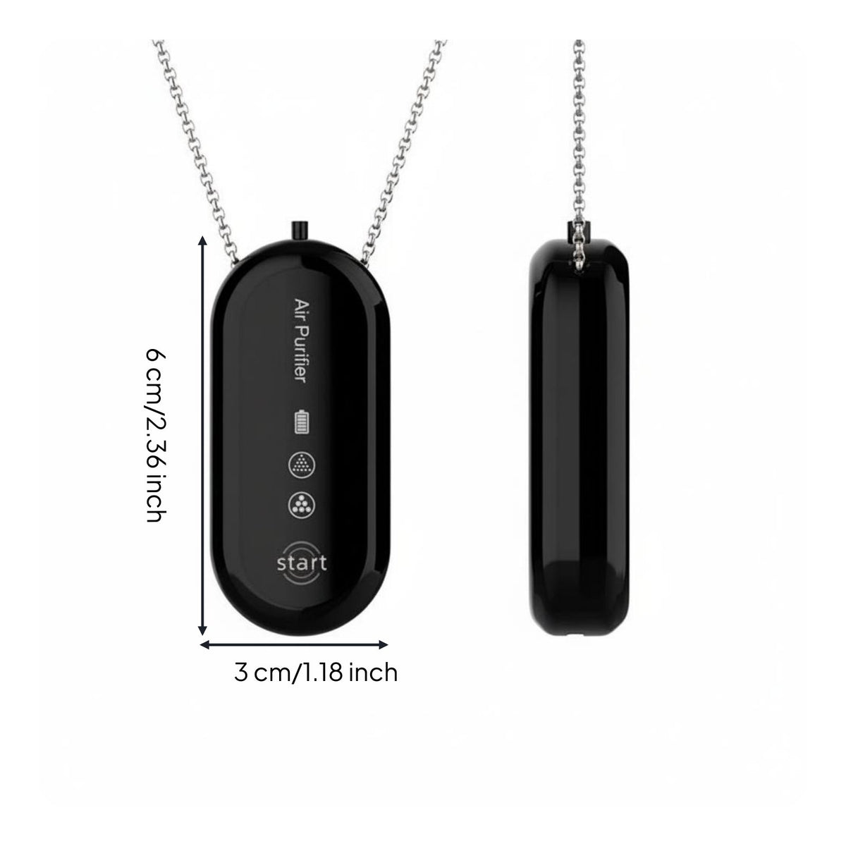Personal Air Purifier Necklace Reduces Smoke & PM2.5 Air Purifier Necklace