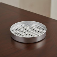 Screw Sorting Tray Zinc Alloy Perforated Screw Tray Silver Finish