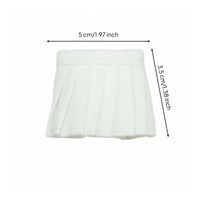 1/12 Scale Doll Skirt Summer Wear Pleated Doll Skirt School Uniform Design for Hobbyists